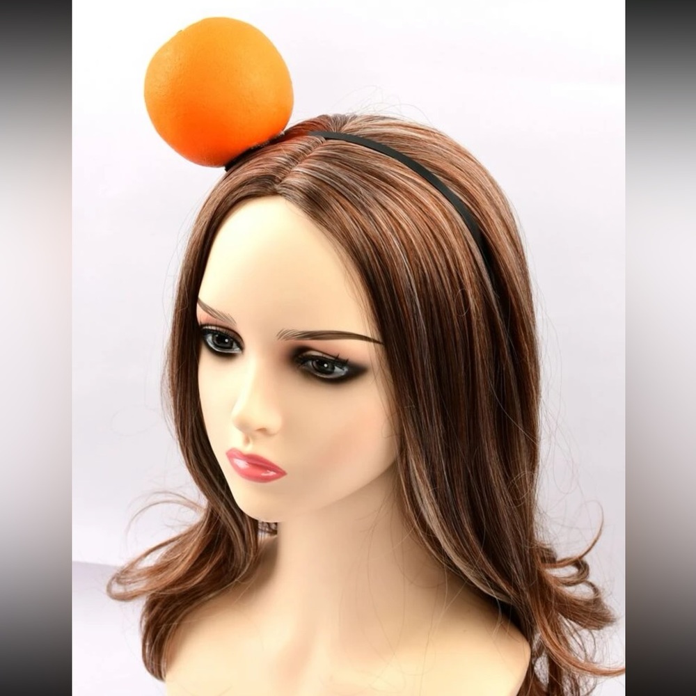 🍊 Awesome Oversized Orange Citrus Fruit Headband Headdress 🍊